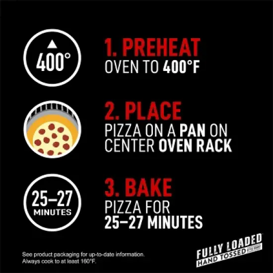 Red Baron Fully Loaded Pepperoni Hand Tossed Crust Frozen Pizza - 28.7oz image {4}