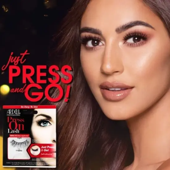 Ardell Press On Lash Self-Adhesive - Wispies #52371 (3 packs) image {2}