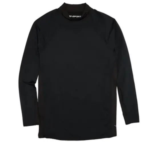 KS Sport by KingSize Men's Big & Tall Mock Neck Base Layer Shirt by KS Sport&trade; image {1}