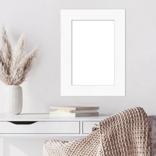 Amanti Art Cabinet White Framed Dry Erase Magnetic Board image {7}