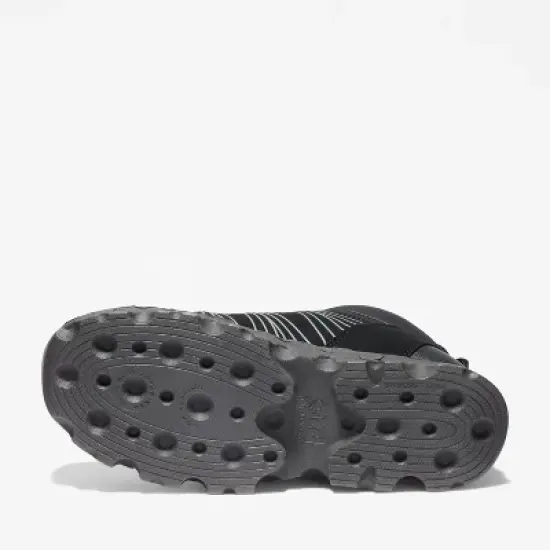 Timberland Men's PRO Powertrain Alloy-Toe Mid Work Boots, Black Synthetic, 10W image {2}