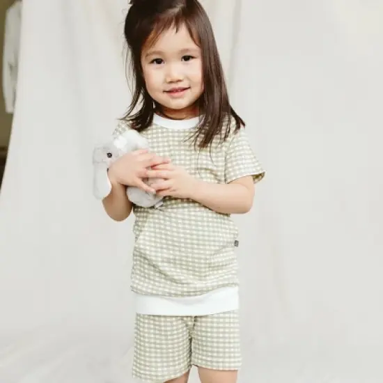 Goumikids Viscose + Organic Cotton Short-Sleeve Biker Set image {1}