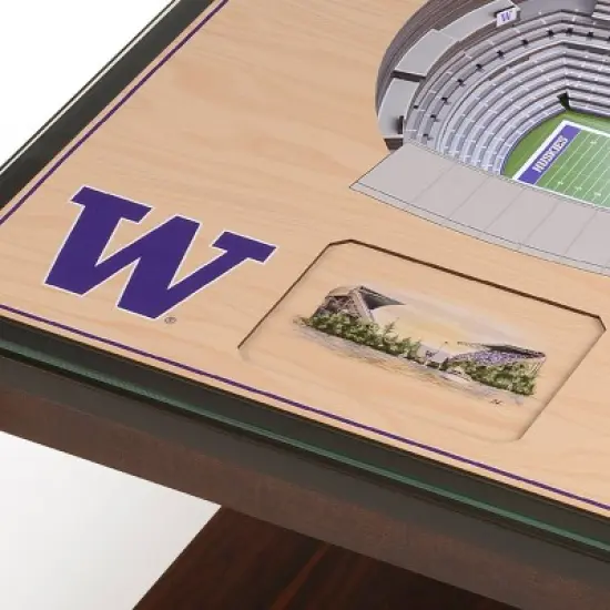 NCAA Washington Huskies 25-Layer StadiumViews Lighted End Table image {3}