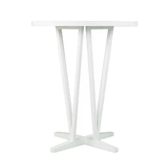 Divya Bar Height Table White - Aiden Lane image {1}