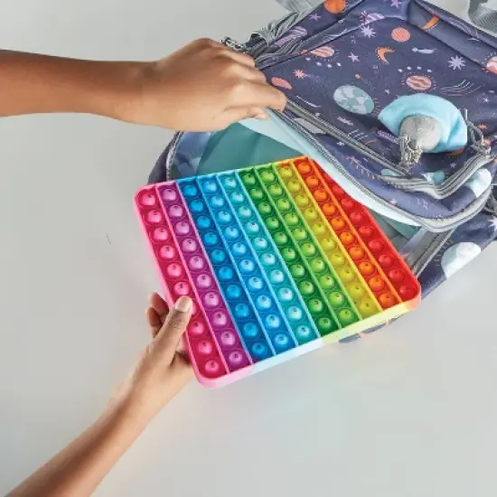 Hand2Mind Hundreds Board Sensory Bubble Popper: Teaching Aid for Toddlers & Preschool, Fabric Material, 5 Pieces image {5}