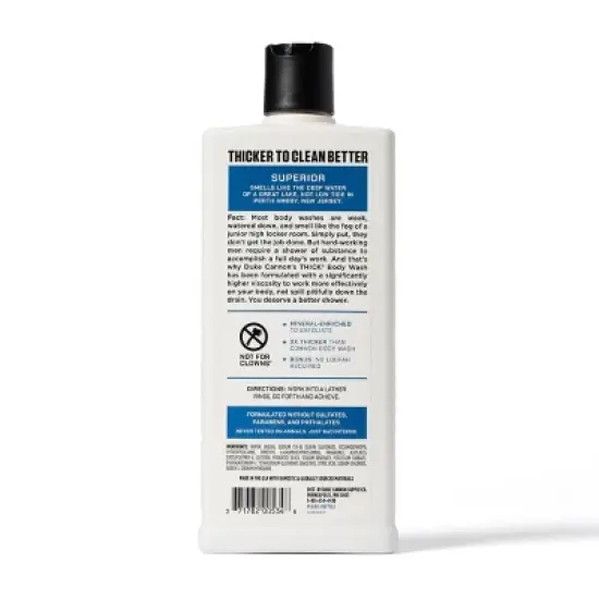 Duke Cannon Supply Co. THICK Men's Body Wash - Superior - 18 fl oz image {1}