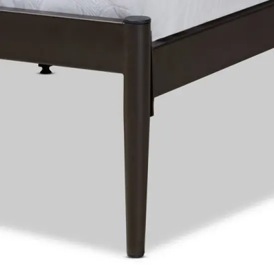 Full Nano Metal Platform Bed Black - Baxton Studio image {2}