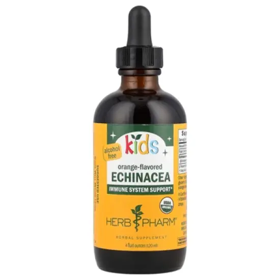 Herb Pharm Kids Echinacea, Alcohol Free, Orange , 4 fl oz (120 ml) image {4}