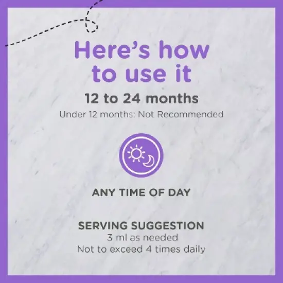 Zarbee's Baby Cough Syrup + Immune with Honey & Zinc - Natural Cherry Flavor - 2 fl oz image {6}