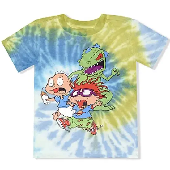 Nickelodeon Boy's Rugrats Tie Dye Graphic Tee and Casual Shorts Set for Toddler image {3}