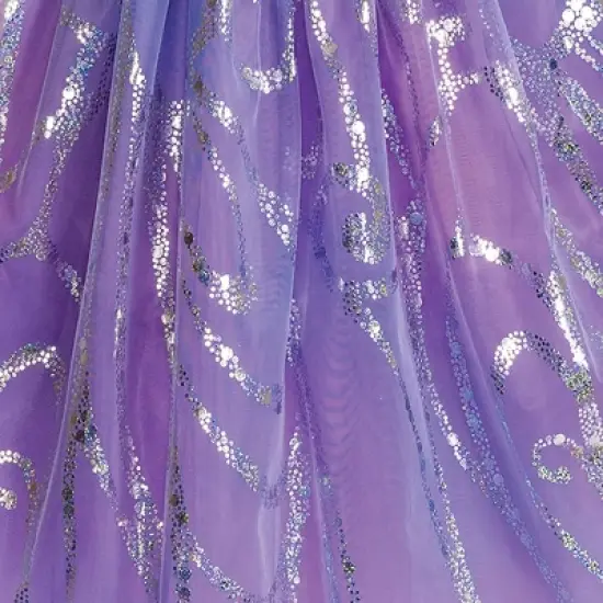 NBCUniversal Women's Wicked the Musical Glinda Upland "For Good" Deluxe Costume Dress Lavender image {2}