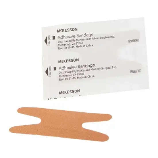 McKesson Adhesive Knuckle Bandages, Flexible Fabric image {1}