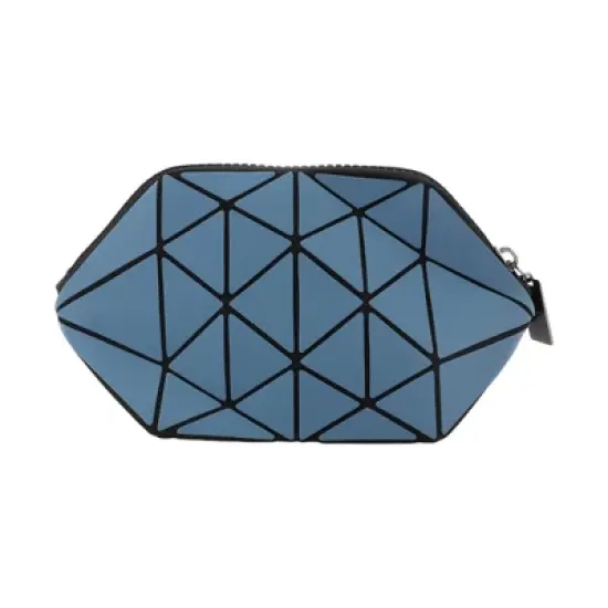 Unique Bargains Women's Geometric Shell Makeup Bag 1 Pc image {4}