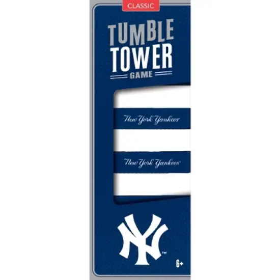MasterPieces Real Wood Block Tumble Towers - MLB New York Yankees image {1}