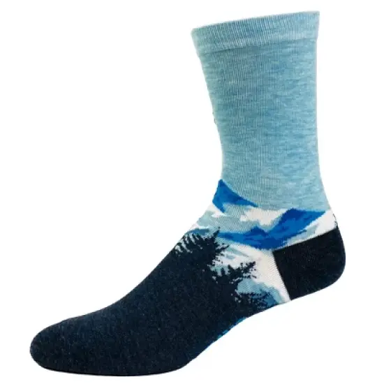 Crazy Dog Women's The Mountains Are Calling and I Must Go Socks Funny Outdoor Camping Adventure Hiking Footwear image {2}