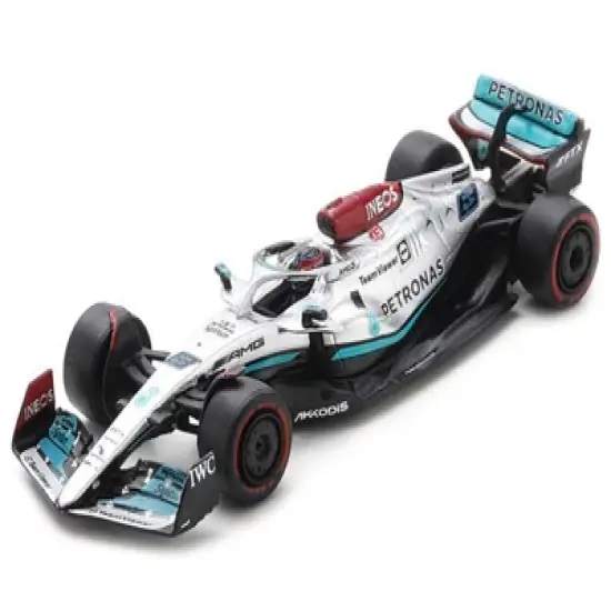Mercedes-AMG F1 W13 E Performance #63 George Russell "Petronas" F1 World Championship (2022) 1/64 Diecast Model Car by Sparky image {1}