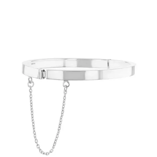 Baby Girls' Polished Round Bangle Bracelet Sterling Silver - In Season Jewelry image {1}