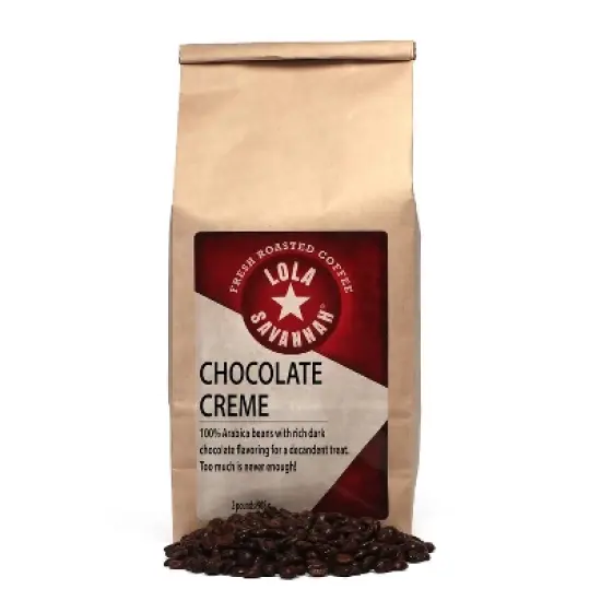 Lola Savannah Chocolate Creme Whole Bean Caffeinated Coffee - 32oz image {9}