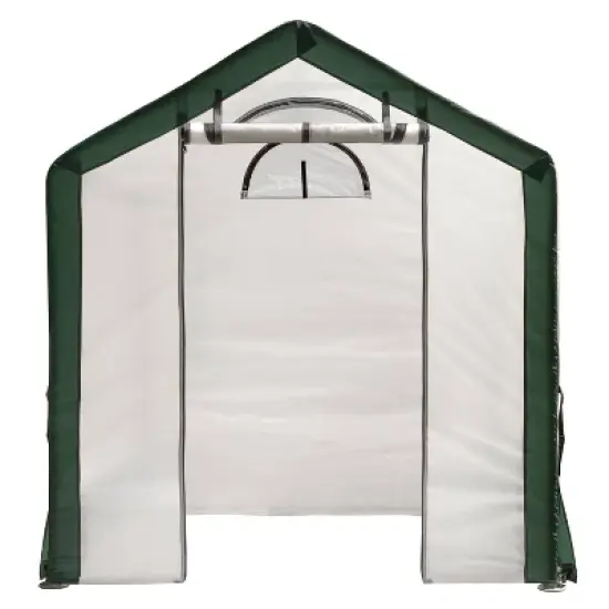 Miracle-Gro 48"x72" Greenhouse White & Green image {1}