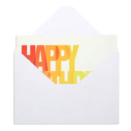 Best Paper Greetings 48 Pack Assorted Birthday Greeting Cards with Envelopes, 6 Colorful Rainbow Ombre Designs (4x6 In) image {4}