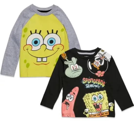SpongeBob SquarePants Squidward Patrick 2 Pack T-Shirts Toddler  image {9}