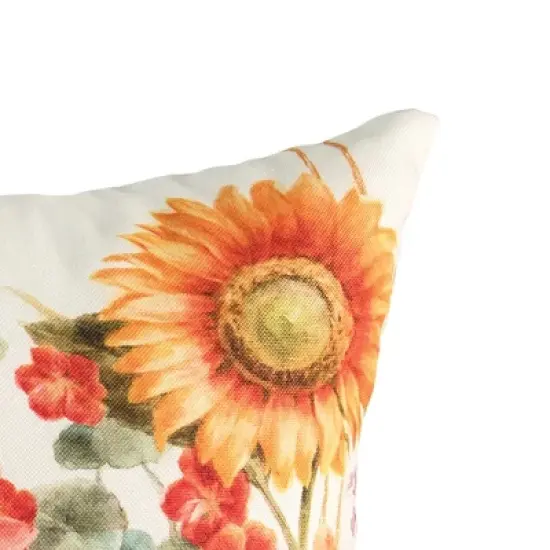 C&F Home 18" x 18" Sunflower Patch Indoor/Outdoor Fall Throw Pillow image {1}