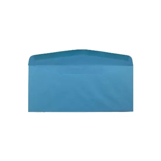 JAM Paper Clasp #10 Window Envelope 4 1/8" x 9 1/2" Blue 500/Pack (5156476H) image {2}