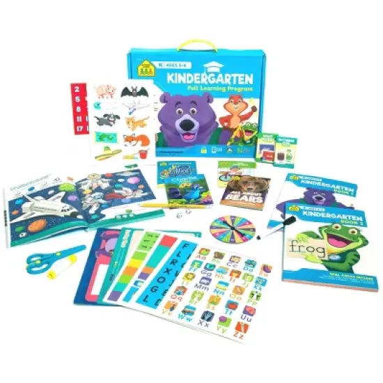 School Zone Kindergarten Full Learning Program - (Paperback) image {3}