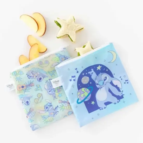 Disney Stitch Reusable Large Snack Bags - 2pk image {4}