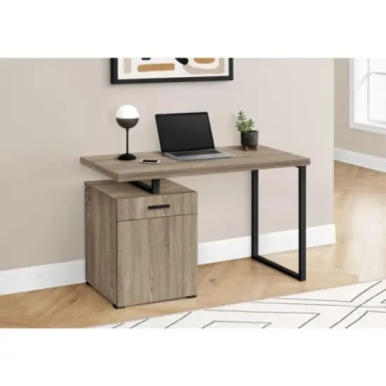 PAGED 47.25" L Gaming Desk Contemporary Office Desk with Storage Drawers, Computer Desk for Living Room image {6}