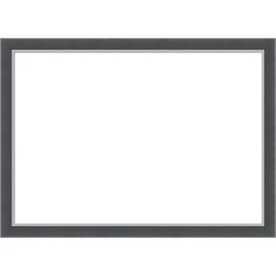 Amanti Art Eva Black Silver Thin Framed Dry Erase Magnetic Board image {10}