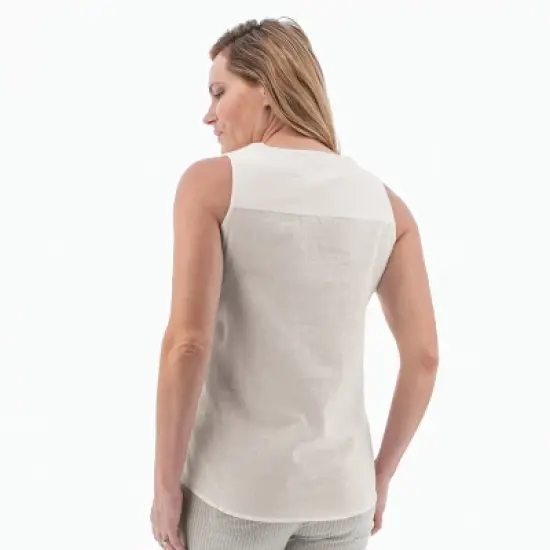 Aventura Clothing Women's Devonne Split Neck Tank Top image {1}