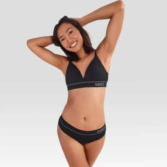 Hanes Originals Women's 3pk Ribbed Bikini Underwear image {4}