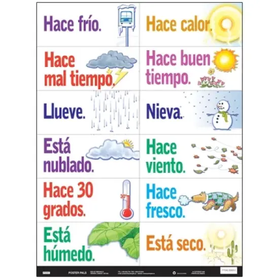 Poster Pals Spanish Multi-Purpose Card Set image {3}