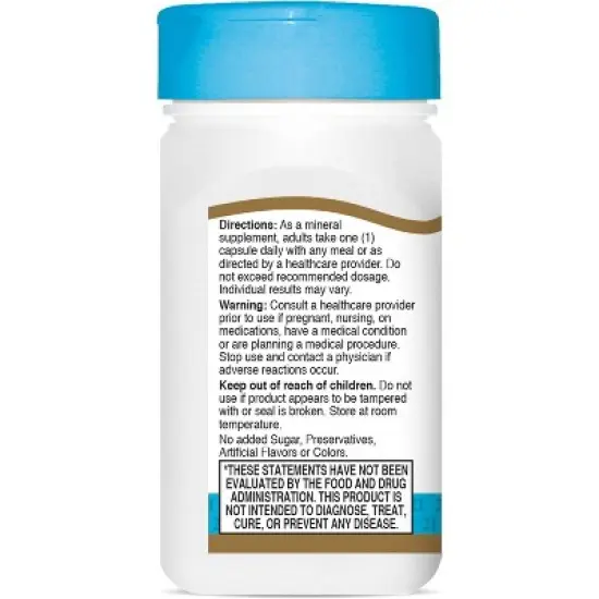 21st Century Selenium, 200 mcg, 60 Capsules image {3}