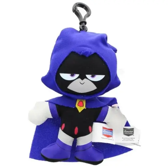 Bleacher Creatures LLC DC Comics Teen Titans Go! 4" Raven Plush Clip-On image {1}