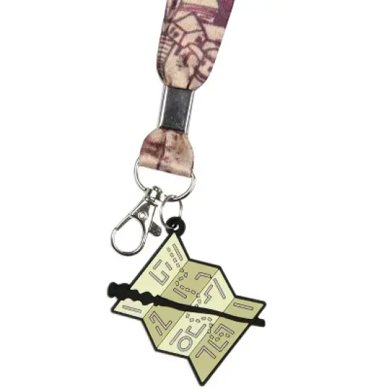 Harry Potter I Solemnly Swear That I Am Up To No Good Lanyard w/ Badge Holder and Marauders Map Rubber Charm Multicoloured image {3}