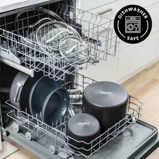 Guy Fieri's Flavortown Laser Titanium 12&rdquo; Fry Pan with Lid - Non-stick Cookware Without PFAS, PTFE, or PFOA image {6}