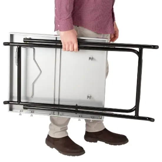 Cuisinart Fold N Go Prep and Grill Table: Portable Outdoor Serving Cart, Steel Frame, 1-Year Warranty image {3}