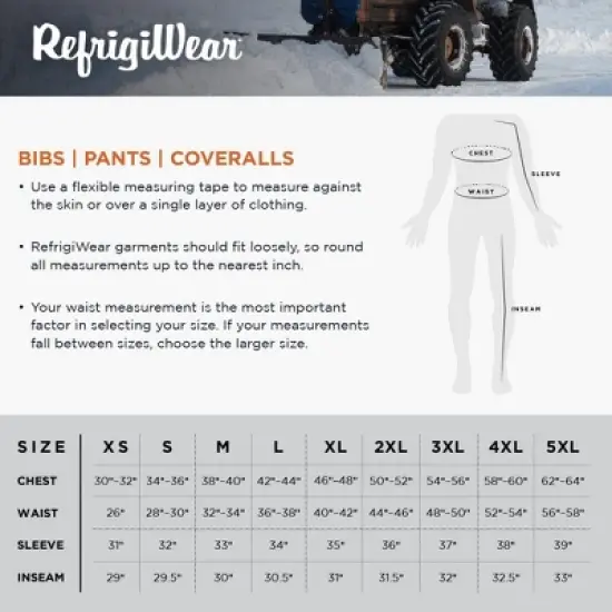 RefrigiWear Hi Vis Insulated Waterproof Comfort Stretch Work Pants image {5}