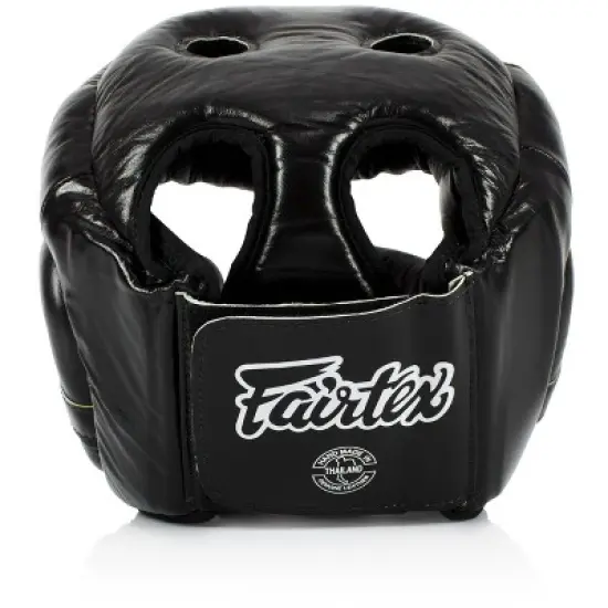 Fairtex HG13 Full Head Black Headgear image {8}