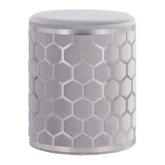 Honeycomb Glam Ottoman - LumiSource image {6}