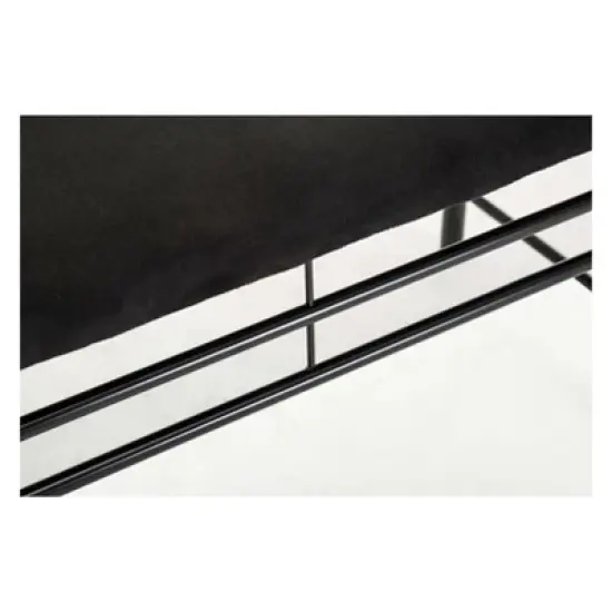 2pc Gareth Breakfast Nook Dining L Chair & Bench Black ( ) - Boraam image {4}