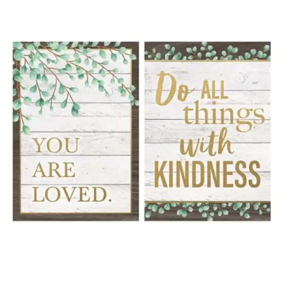 Teacher Created Resources&reg; Eucalyptus Posters, 13-3/8" x 19", Set of 4 image {1}