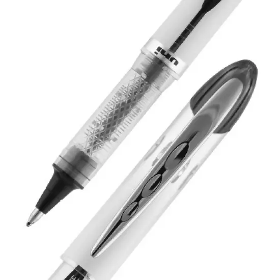 uni-ball Vision Elite Rollerball Pens Bold Point Black Ink 470087 image {1}