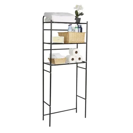 Mind Reader 3 Tier Over the Toilet Bathroom Organizer image {2}