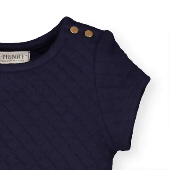 Hope & Henry Girls' Quilted Matelasse Dress, Infant image {1}