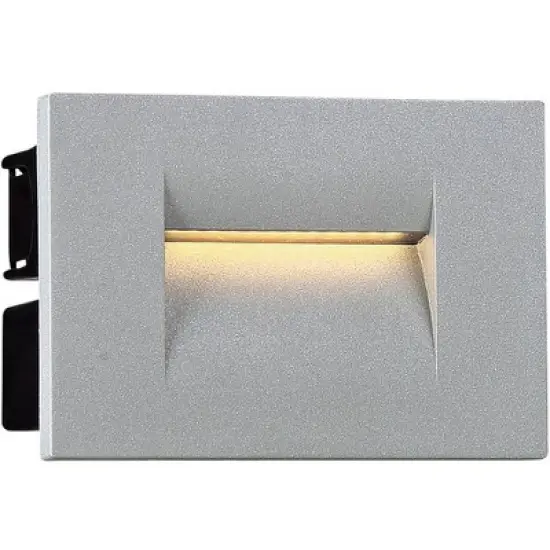 Eurofase 4 1/4"W Marine Gray LED In-Wall Recessed Step Light image {1}