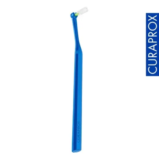 Curaprox UHS 477 Blue Steel Interdental Brush Holder, 1 pc for Precision and Posterior Access image {3}