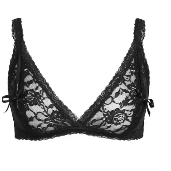 Women's Plus Size lingerie Peep Show Bralette - black | FOX & ROYAL image {2}